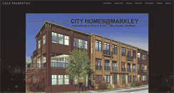 Desktop Screenshot of colepropertiesupstate.com